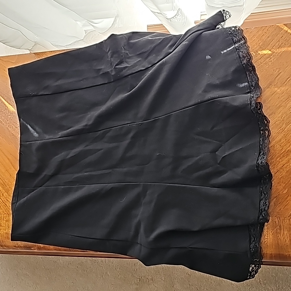 Copper key black skirt